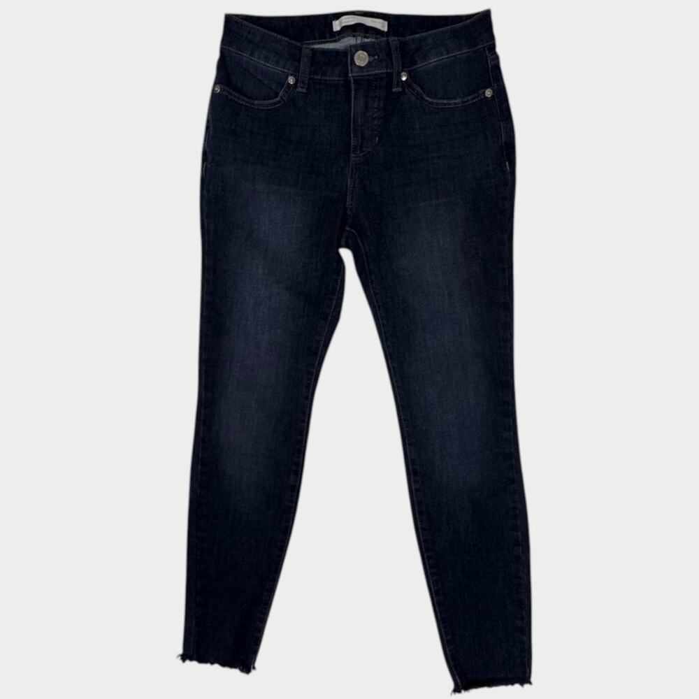 LC Lauren Conrad Super Skinny 6S Dark Blue Denim Jeans